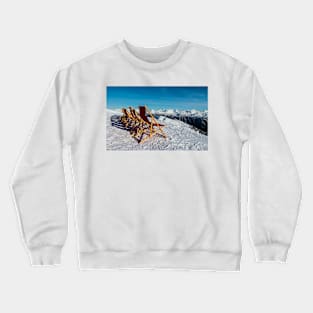 Deckchairs in the Snow Crewneck Sweatshirt